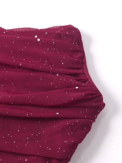 Glitter Tube Mermaid Maxi Dress - Your Second Look