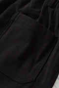 Half Elastic Waist Straight Pants - Your Second Look
