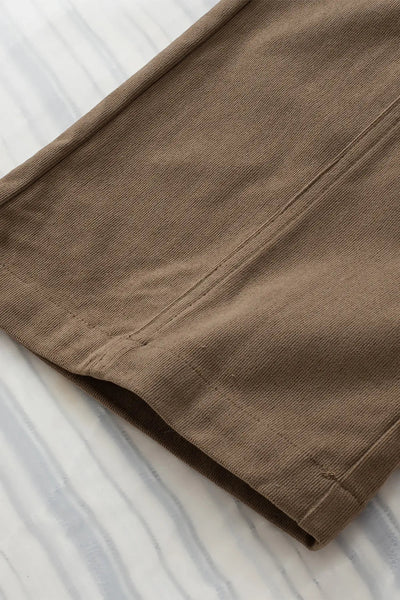 Half Elastic Waist Straight Pants - Your Second Look