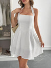 Halter Neck Summer Mini Dress - Your Second Look
