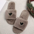 Heart Open Toe Flats Slippers - Your Second Look