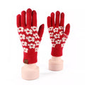 Heart Pattern Knitted Touchscreen Gloves - Your Second Look