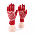 Heart Pattern Knitted Touchscreen Gloves - Your Second Look