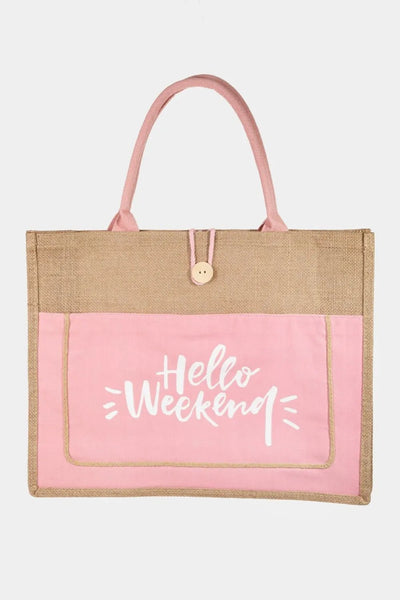 Hello Weekend Tote Bag - Your Second Look