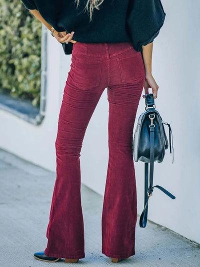 High Waist Bootcut Pants - Your Second Look