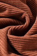 High Waist Square Pockets Corduroy Pants - Your Second Look