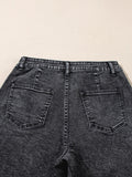 High - Waisted Washed Jeans - Your Second Look