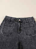 High - Waisted Washed Jeans - Your Second Look