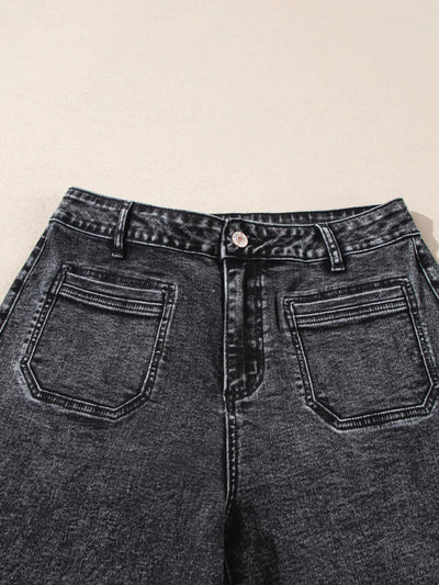 High - Waisted Washed Jeans - Your Second Look
