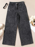 High - Waisted Washed Jeans - Your Second Look