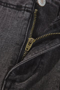 High - Waisted Wide - Leg Vintage Wash Jeans - Your Second Look