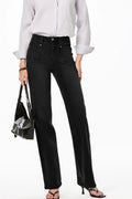 High - Waisted Wide - Leg Vintage Wash Jeans - Your Second Look