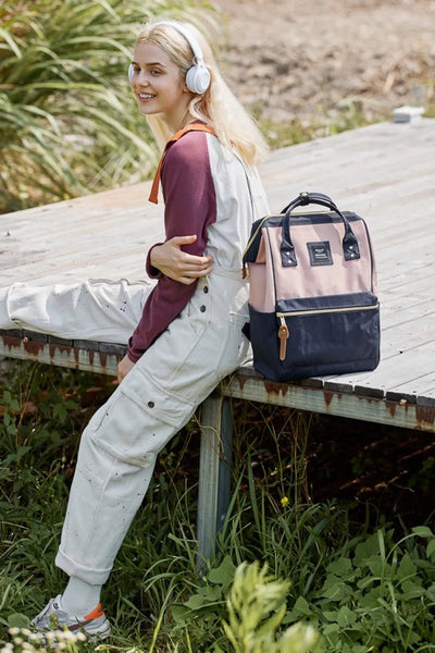 Himawari Waterproof Canvas Backpack Bag with Side Pockets - Your Second Look