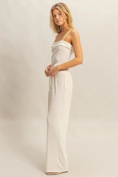 HYFVE Rib Knit Cami Top and Pants Set - Your Second Look