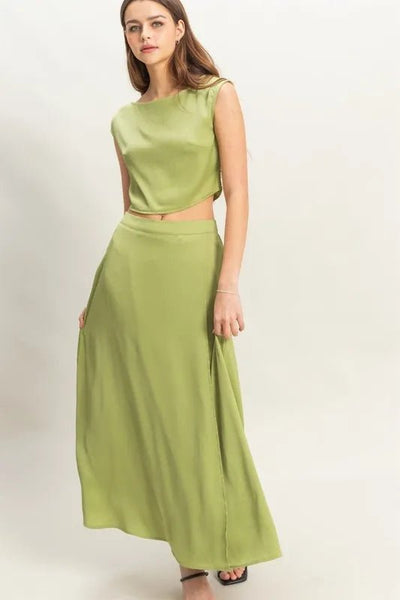 HYFVE Sleeveless Top and Maxi Skirt Set - Your Second Look