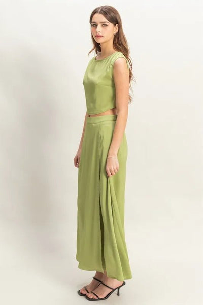 HYFVE Sleeveless Top and Maxi Skirt Set - Your Second Look