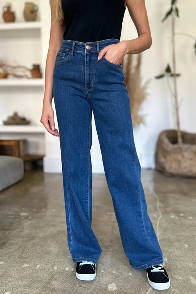 Judy Blue Full Size High Rise Straight Jeans - Your Second Look