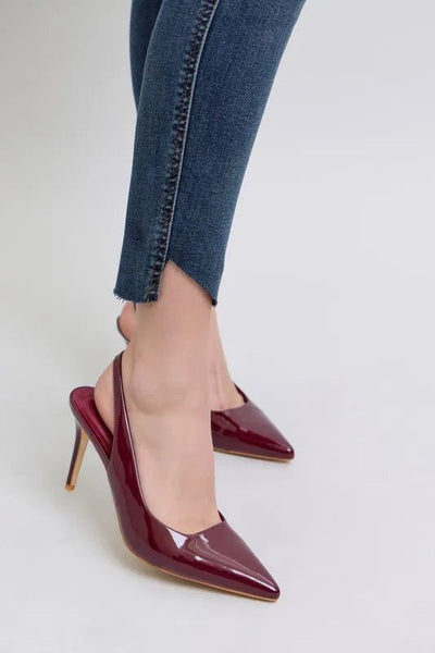 Judy Blue Full Size High Waist Tummy Control Step Hem Skinny Jeans Plus Size - Your Second Look