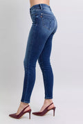 Judy Blue Full Size Washed Thermal Skinny Jeans Plus Size - Your Second Look