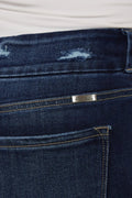 Kancan Full Size Cat's Whiskers Raw Hem High Waist Jeans - Your Second Look