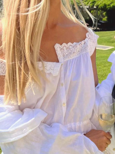 Lace Detail Drawstring Tank - Your Second Look