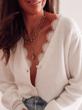 Lace Trim Cardigan - Your Second Look
