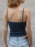 Lace Trim V - neck Cami Top - Your Second Look