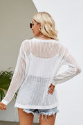 Lace - Up Slit Knit Top - Your Second Look