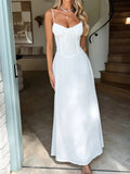 Lace - Up Solid Cami Dress - Your Second Look