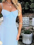 Lace - Up Solid Cami Dress - Your Second Look