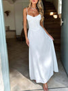 Lace - Up Solid Cami Dress - Your Second Look