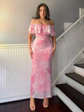 Layered Ruffled Off - Shoulder Dress - Your Second Look