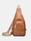 Leather Adjustable Strap Crossbody Bag - Your Second Look
