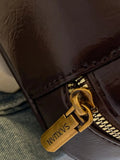 Leather Bow Trim Shoulder Bag - Your Second Look