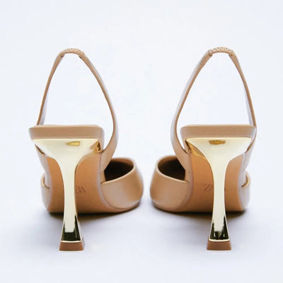 Leather Stiletto Heel Pumps - Your Second Look