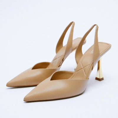 Leather Stiletto Heel Pumps - Your Second Look