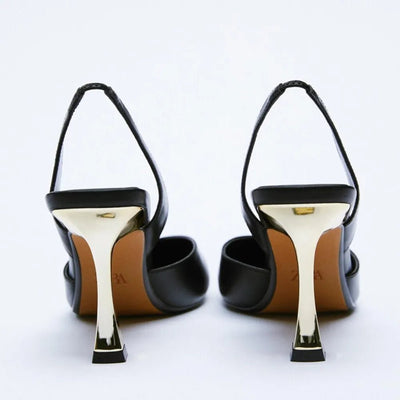 Leather Stiletto Heel Pumps - Your Second Look