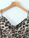 Leopard Print Satin Maxi Dress - Your Second Look