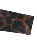 Leopard Round Neck Top and Skirt Set - Your Second Look