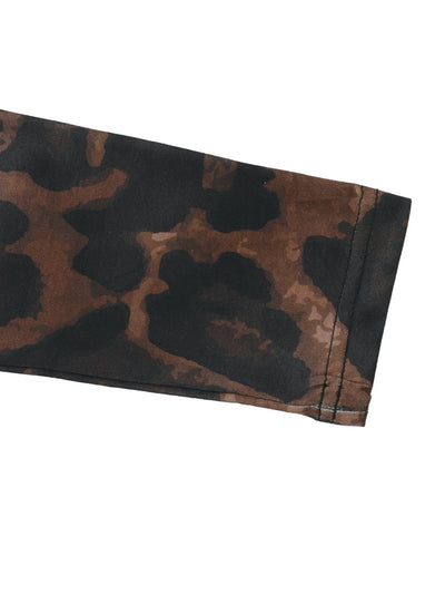 Leopard Round Neck Top and Skirt Set - Your Second Look