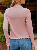 Lettuce Trim Mock Neck Top - Your Second Look