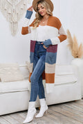 Long Color Block Cardigan - Your Second Look
