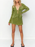 Long Sleeve Top and Shorts Set - Your Second Look