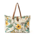 Lovely Florals Weekender Bag In Light Green - Your Second Look