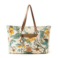Lovely Florals Weekender Bag In Light Green - Your Second Look