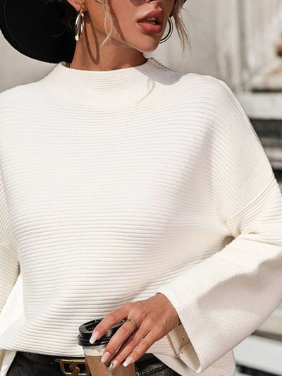 Mock Neck Knit Top - Your Second Look
