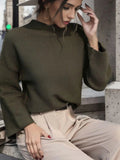 Mock Neck Knit Top - Your Second Look