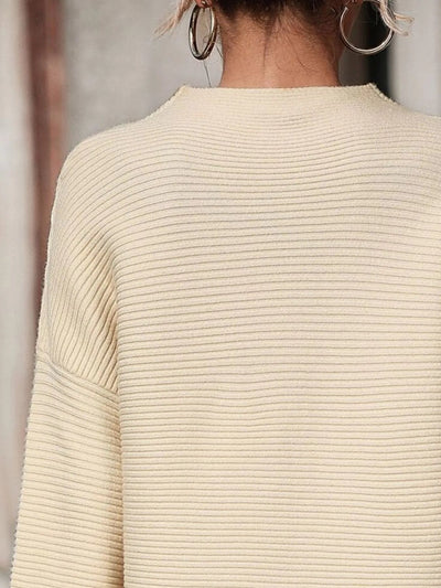 Mock Neck Knit Top - Your Second Look