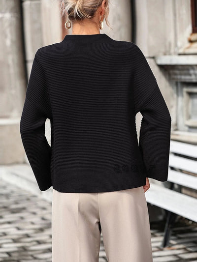Mock Neck Knit Top - Your Second Look