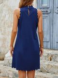 Mock Neck Sleeveless Mini Dress - Your Second Look